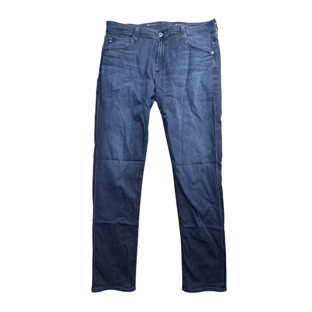 AG Adriano Goldschmied Tellis Modern Slim Jeans Dark Wash Mens 38x34 Indigo